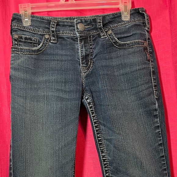 SILVER SUKI LOW RISE BOOTCUT SIZE 26 - Picture 6 of 14